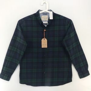 Weatherproof Vintage Plaid Brushed Flannel Shirt